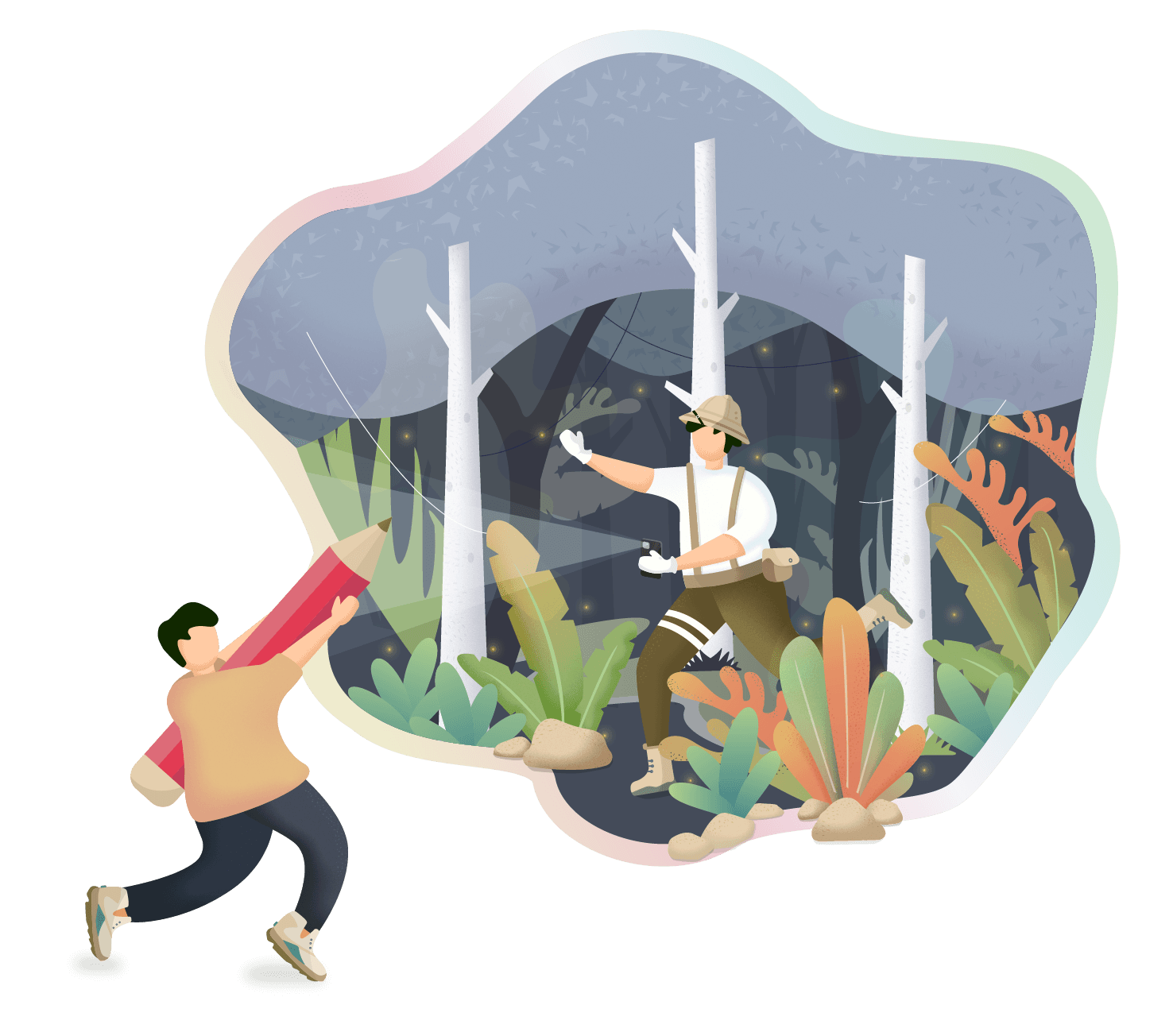 Explorer Illustration